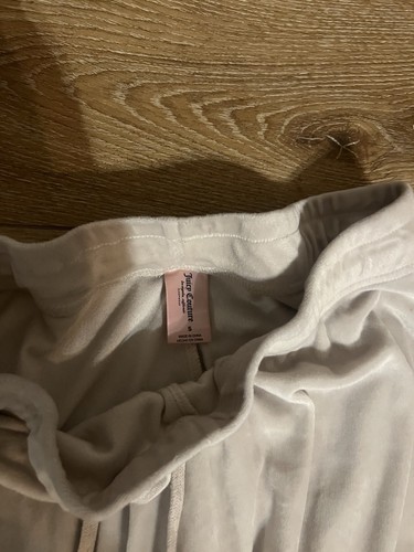 Felpa donna Juicy Couture velluto avorio pull on con disegno succosa taglia small - Foto 3 di 3