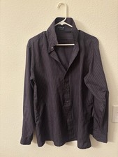 Vintage Pattern Givenchy For Chesa Button-Up Shirt, Mens Size Medium Large