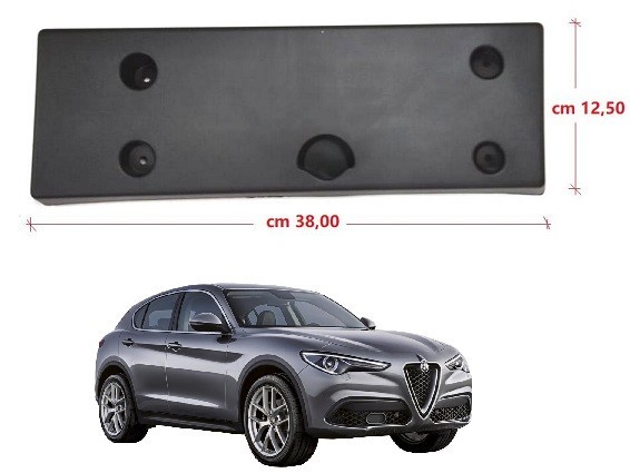 Portatarga Anteriore Alfa Romeo Stelvio 2017+