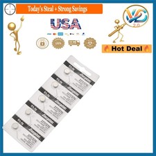 Pack of 5 377/376 Watch Batteries LR44 Button Cell Replaces SR626W SR626SW