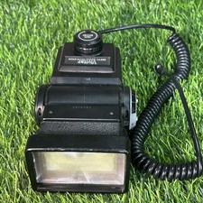 Vivitar 285HV Auto Thyristor Zoom Flash Speedlight w/ Cord Hot Shoe Vintage