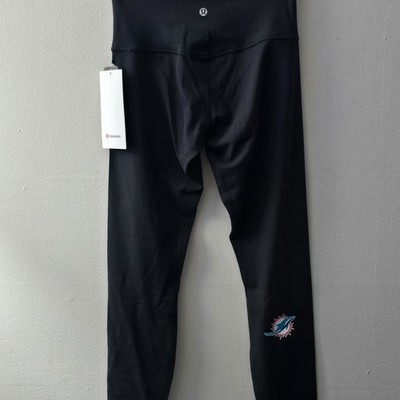 Lululemon Align HR Pant 25  Miami Dolphins Black Leggings Women s 6 NWT