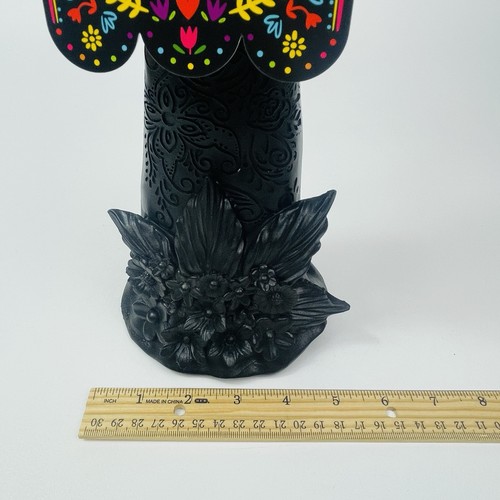 Artisan Crafted La Catrina Dia De Los Muertos Ceramic Day Of The Dead Statue Art - Picture 7 of 16