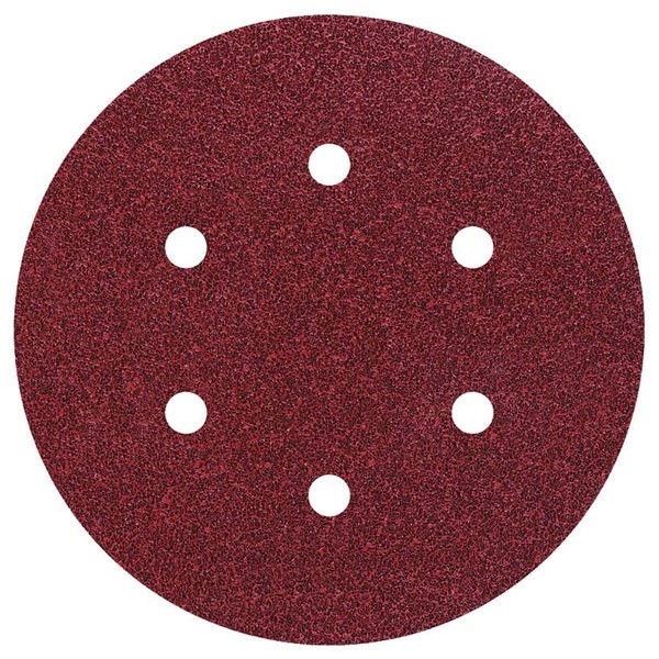 Wolfcraft Router Sandpaper Set Hook-And-Loop 150mm 12 Pcs