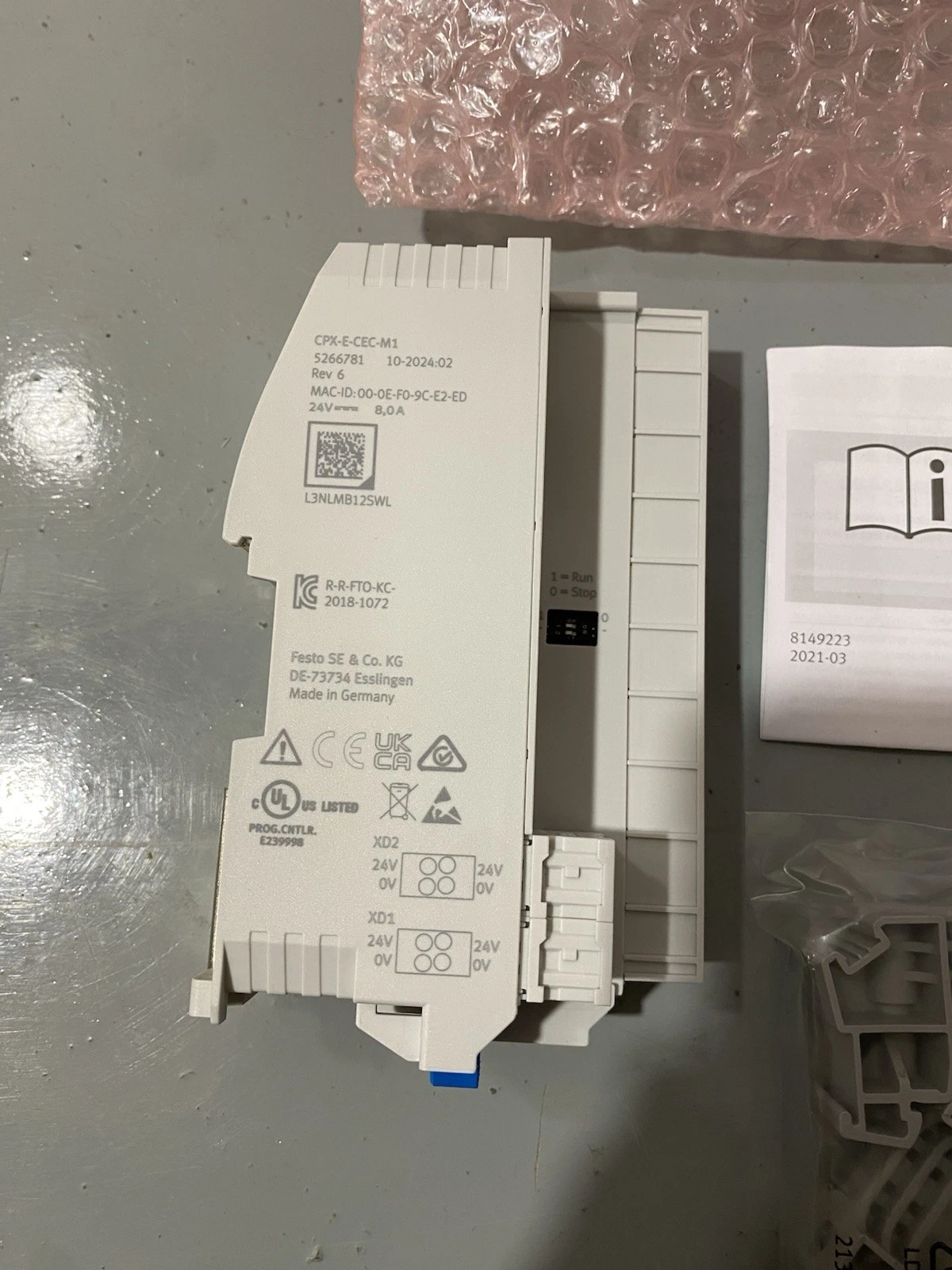 Festo CPX-E-CEC-M1 5266781 Motion Controller Unit Brand New 4