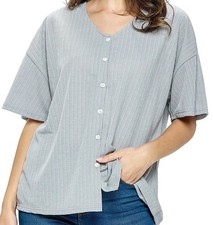 Boho Blouse Ribbed (Oversized) Button-Up