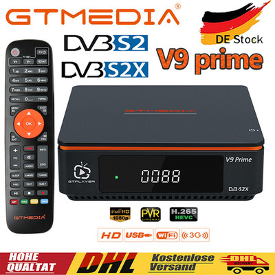 GTMEDIA Sat Receiver Full HD DVB-S2/S2X Satelliten TV Box H.265 PVR Mediaplayer 