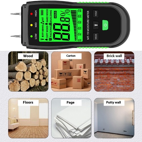 Digital Moisture Meter For Testing Timber & Paperboards With Quick Response - Picture 6 of 8