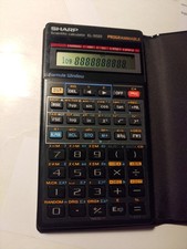 Sharp EL-5020 Scientific Calculator Programmable Program Function Working