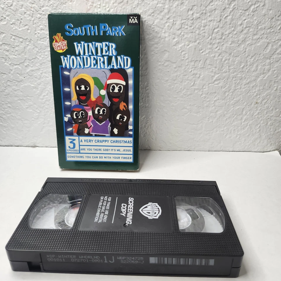 2001 South Park Winter Wonderland VHS Screening Copy Promo 3 Episodes Hankey E76 - Image 2 of 4
