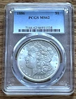 1886-P Morgan Dollar PCGS MS-62