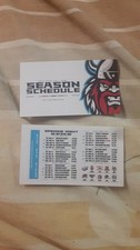 2025-26 Macon Mayhem (SPHL) official team pocket card schedule