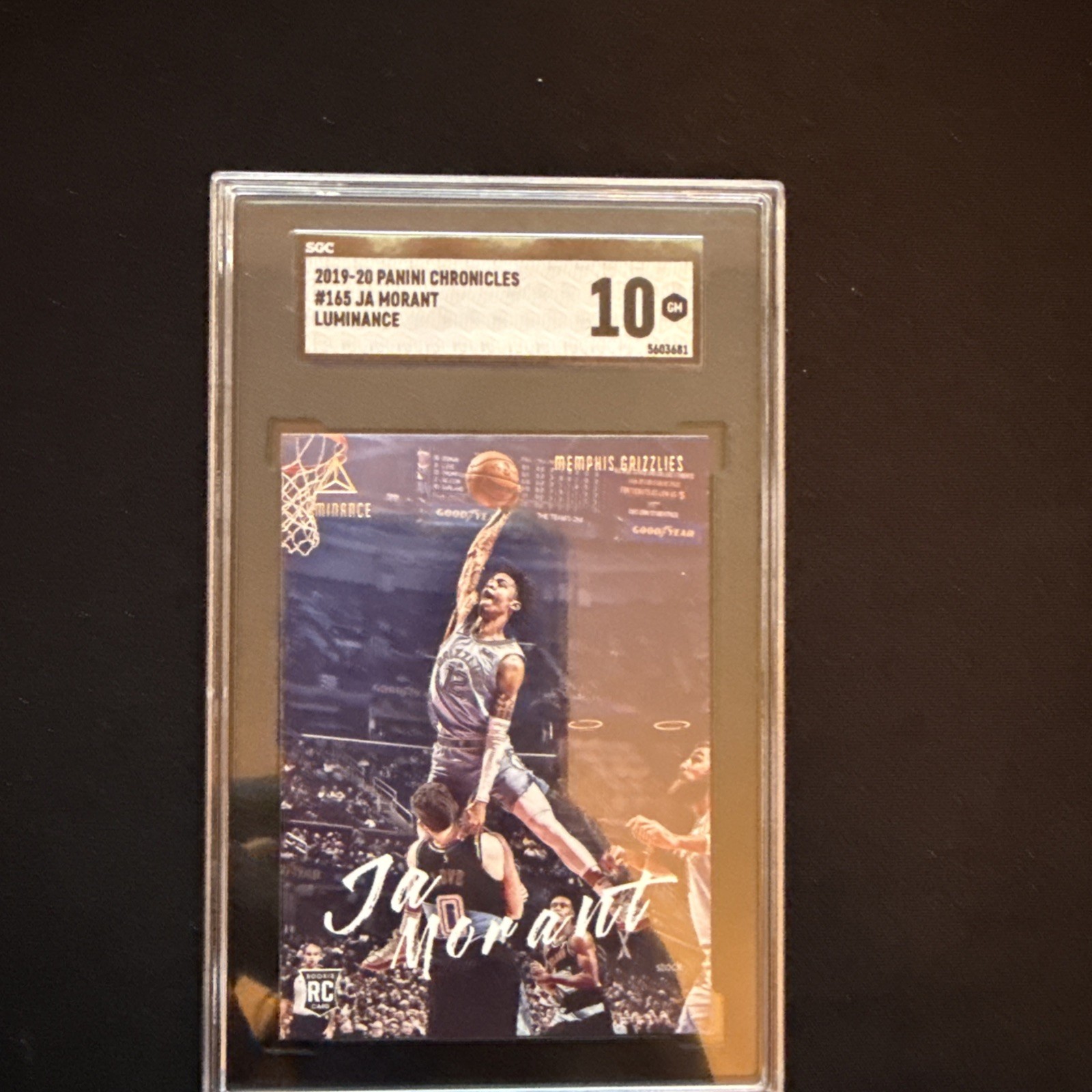 2019-20 Panini Chronicles - Luminance Ja Morant #165 (RC)