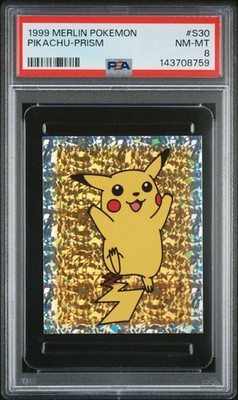 1999 ピカチュウ カード NM-MT PSA8 PSA 8 NM/MT 1999 MERLIN POKEMON #S30 PIKACHU-PRISM | eBay
