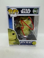 Jeremy Allen White Signed Star Wars Rotta The Hutt Funko Pop #843 ACOA #2