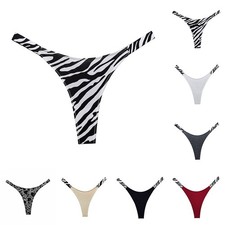Sexy Lencería Para Mujer Prendas para Dormir Corte Alto Tanga Tanga Parte Trasera Bragas