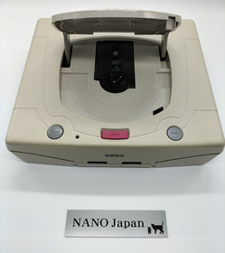 Sega Saturn Console HST-3220 White Model System Controller Tested Japan