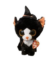Ty Beanie Boos Witchie the Cat plush toy Halloween Black Cat
