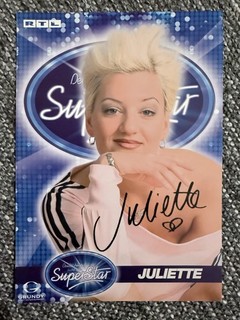 DSDS Erste Staffel Autogrammkarte Von Juliette Fan Sammlung