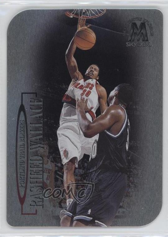1998-99 Skybox Molten Metal Metal Smiths Xplosion Rasheed Wallace #93 1e2l