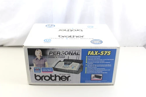 New Brother FAX-575 Personal Fax with Phone and Copier Factory Sealed