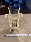 Vintage Lyre Harp Music Stand Piano Topper Music Book Holder Solid Metal — photo 7