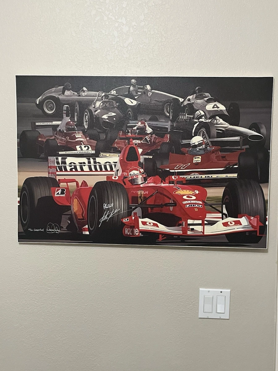 Formula 1 亲笔签名版画、印花| eBay