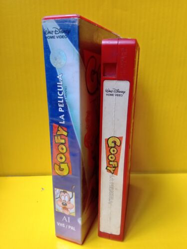 VHS VINTAGE ANNI '90 Disney GOOFY IL FILM Lingua Spagnola PAL-N ARGENTINA - Foto 5 di 5