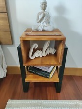 Mesita De Noche Artesanal Nueva