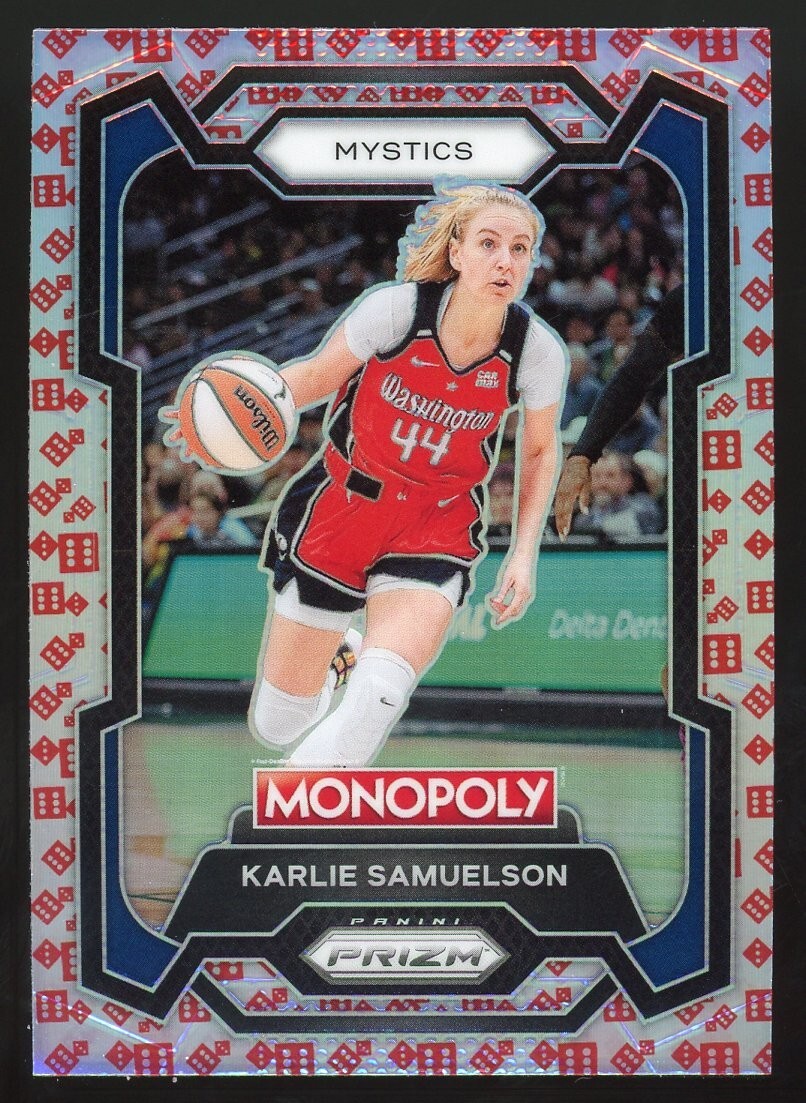 2024 Panini Prizm Monopoly WNBA Karlie Samuelson Red Dice Roll Prizm SP #33