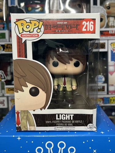 Funko POP! Animation: Death Note - LIGHT Yagami #216 - Vaulted *DAMAGED BOX*