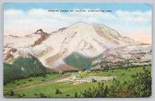 Postcard Sunrise Lodge, Mt. Ranier Washington, Hotel