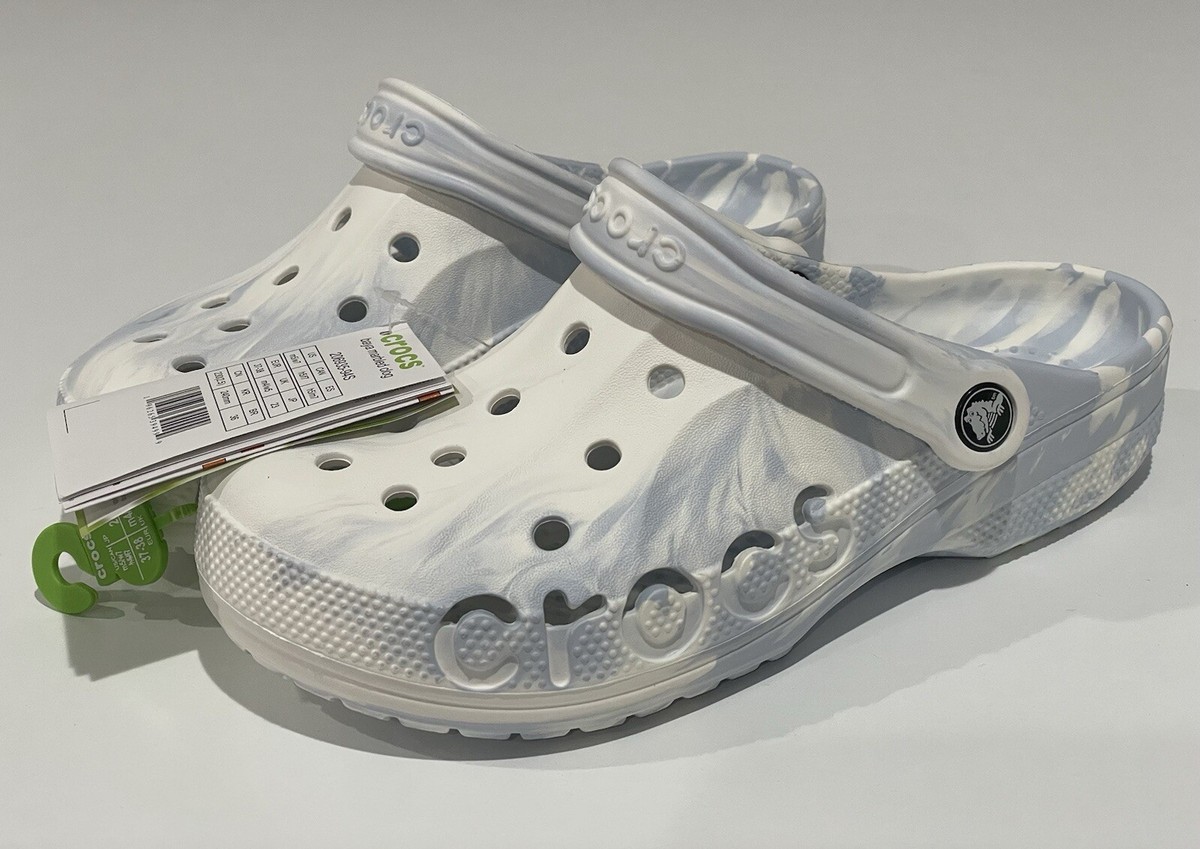◆CROCS◆ PUBLIC BAYA MARBLED CLOG CHM 25SUCL206935 Crocs Baya Marbled Clog White/Multi #206935 Unisex Size US