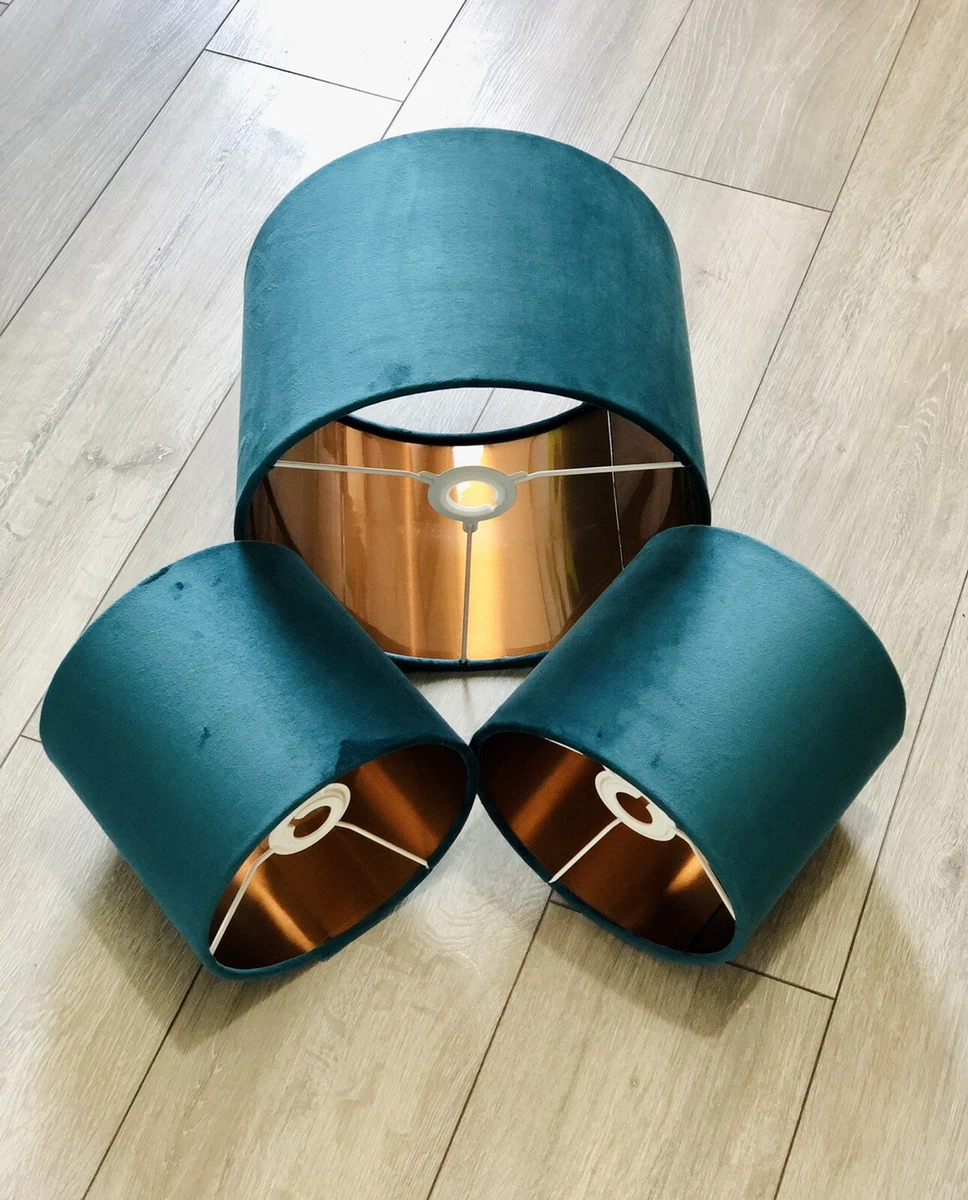 Teal on sale velvet lamp