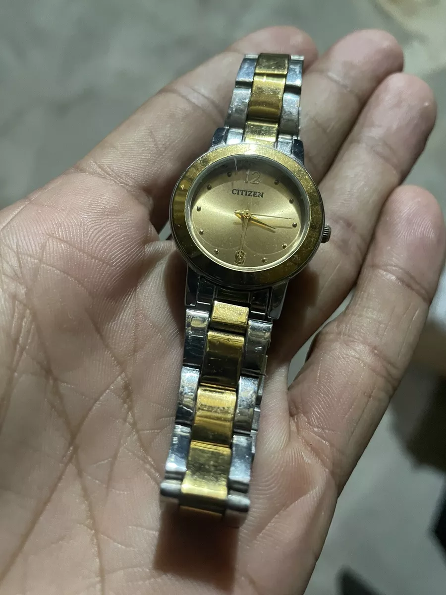 Citizen watch shop gold plated