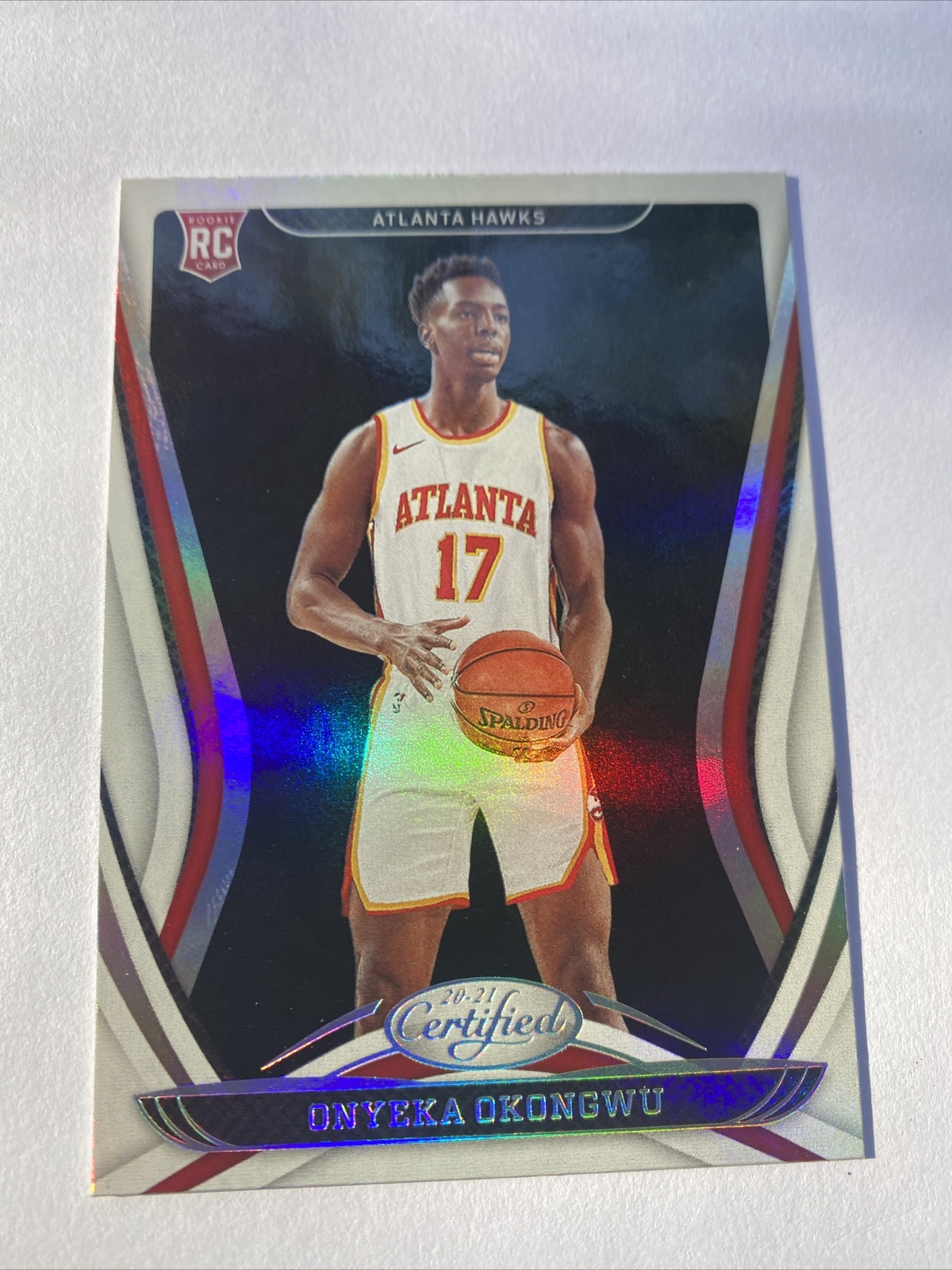 Onyeka Okongwu 2020-21 Certified Rookie RC #195 Atlanta Hawks M8