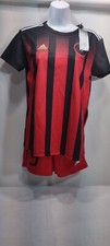 Adidas Womens Soccer Jerseys Size S Red/Black.             (7)