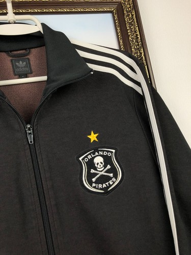 Vintage Adidas Originals Orlando Pirates Jacket Soccer Track Top Mens Size M - Picture 6 of 17