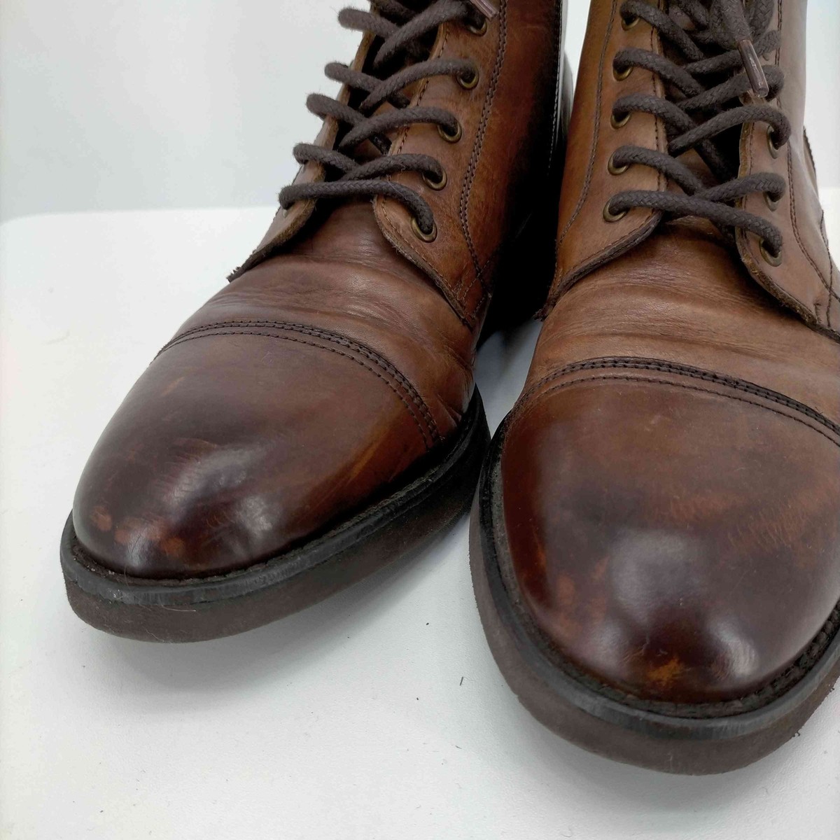 Unline By Alfredobannister Side Zip Lace Up Boots 43 9Du00