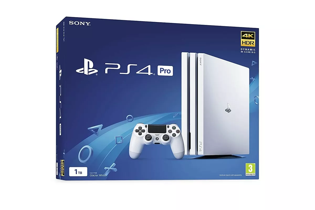 Brand New Sony PlayStation 4 PS4 Pro 1TB Glacier White discountinued