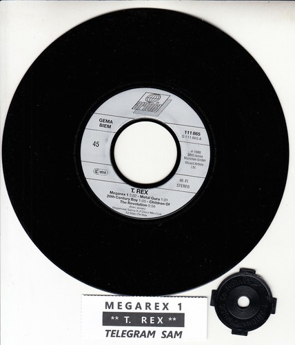 T. REX Megarex 1 (Metal Guru etc.) PICTURE SLEEVE EP 7" 45 rpm vinyl record NEW - Picture 3 of 3