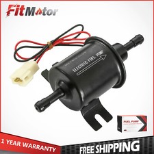 12v Universal Electric Fuel Pump For Motorcycle Atv Carb Gasoline Diesel Engine