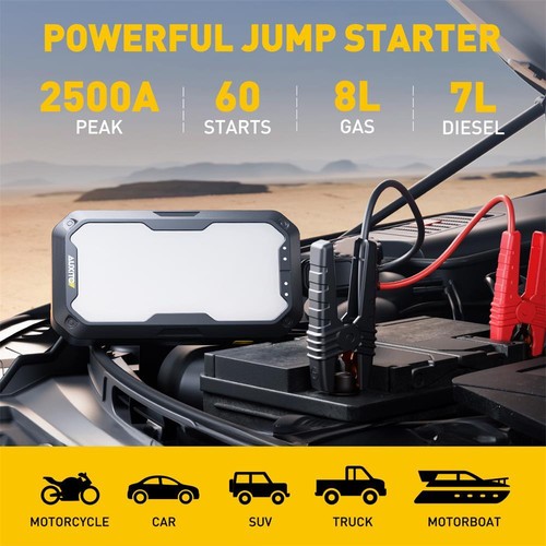 12V 7200mAh Portable Jump Car Starter Power Booster Battery Charger Bank - Picture 3 of 12