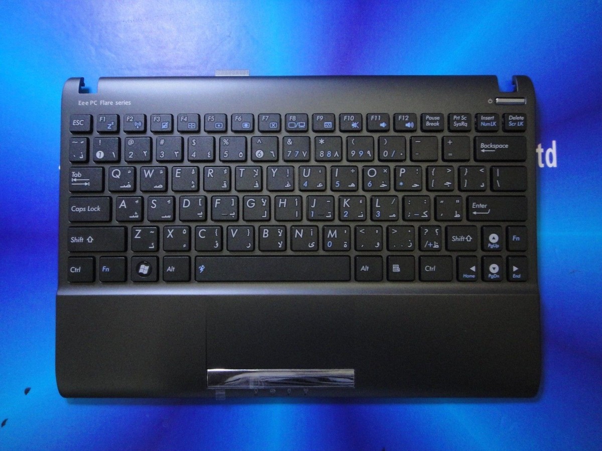 Genuine New ASUS Eee PC 1025 1025C 1025CE AR Keyboard Black Frame