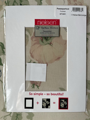 nielsen Design Passepartout Porzellan 571001   Einleger 10x15 / 18x24