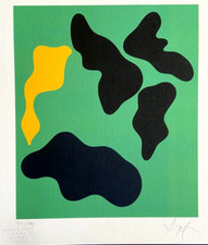 Jean Hans Arp Lithographie COA Original Nummeriert (Josef Albers.piet Mondrian)