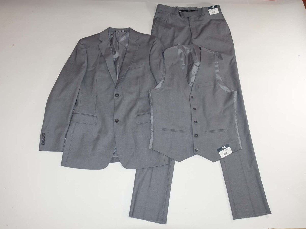 その他 TSJ SUITS 3P GRAY M その他 TSJ SUITS 3P GRAY M 3pc Suit- Gray (Slim Fit)