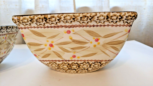 Temp-Tations Tara Presentable Ovenware Old World Cranberry Square Bowls 1+1.5 Qt - Foto 6 di 8