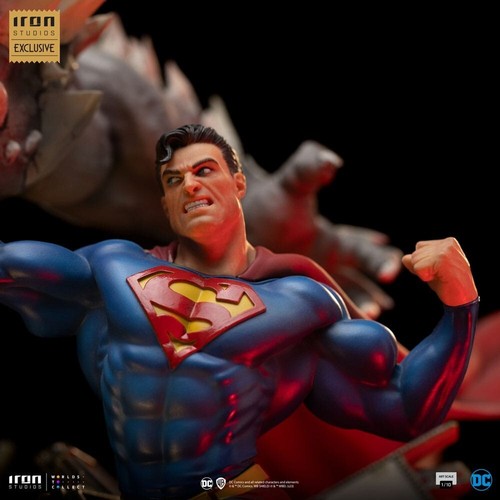 DC COMICS 1/10 BDS Art Scale Superman vs Doomsday Exclusive 30 cm IRON STUDIOS - Imagen 8 de 15
