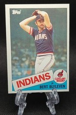 Topps 1985 Bert Blyleven Cleveland Indians Baseball Card #600